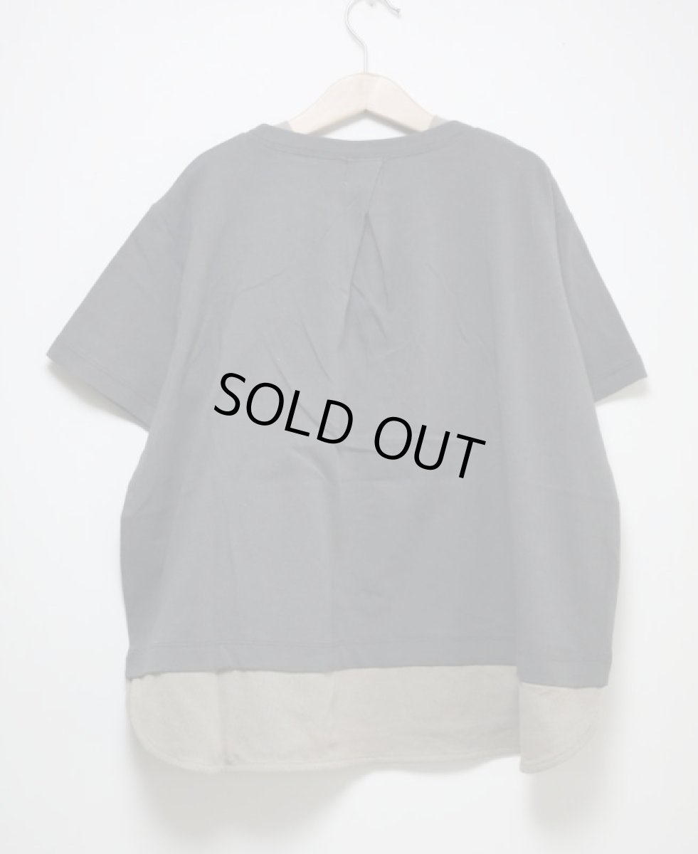 画像7: 6°vocaLe セスタヴォカーレ レイヤードTシャツ  CHARCOAL 130-160cm (7)