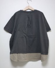 画像7: 6°vocaLe セスタヴォカーレ レイヤードTシャツ  CHARCOAL 130-160cm (7)