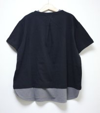 画像2: 6°vocaLe（セスタヴォカーレ）レイヤードTシャツ 【BLACK】【130-160cm】 (2)