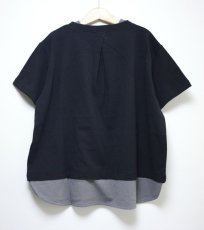 画像2: 6°vocaLe セスタヴォカーレ レイヤードTシャツ  BLACK 130-160cm (2)