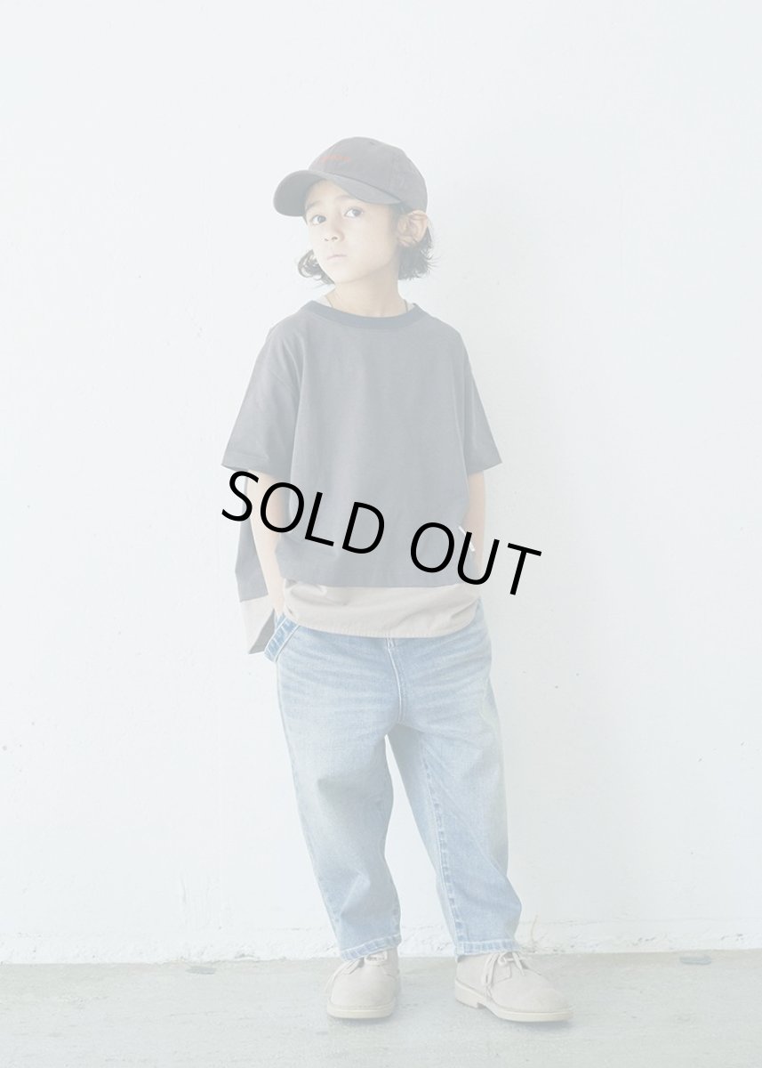 画像3: 6°vocaLe セスタヴォカーレ レイヤードTシャツ  CHARCOAL 130-160cm (3)