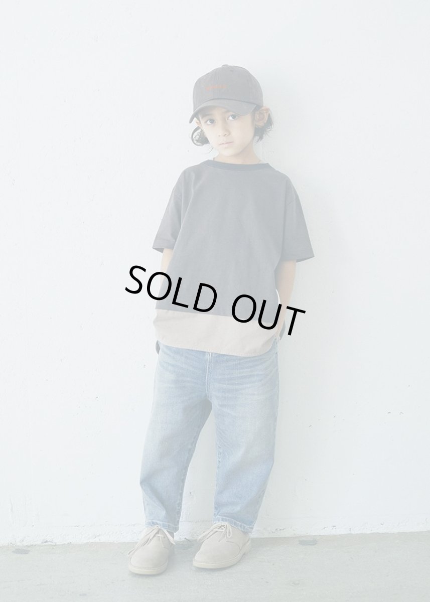 画像2: 6°vocaLe セスタヴォカーレ レイヤードTシャツ  CHARCOAL 130-160cm (2)