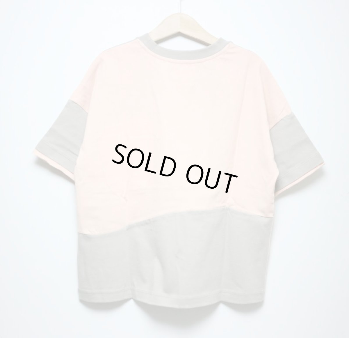 画像6: 6°vocaLe セスタヴォカーレ ウィービーTシャツ GRAYBEIGE/SALMONPINK 130-160cm (6)