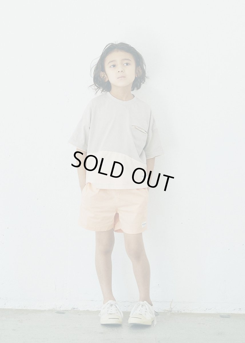 画像3: 6°vocaLe セスタヴォカーレ ウィービーTシャツ GRAYBEIGE/SALMONPINK 130-160cm (3)