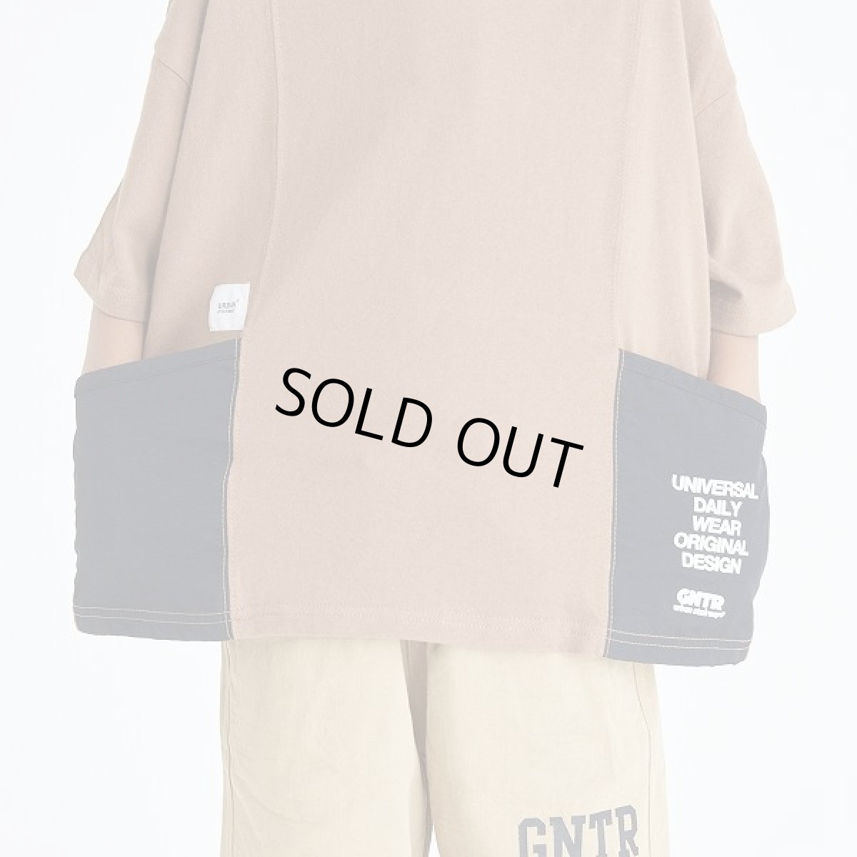 画像3: GENERATOR(ジェネレーター) ポケット切り替え Tシャツ【BR/ブラウン】【110-160cm】 (3)