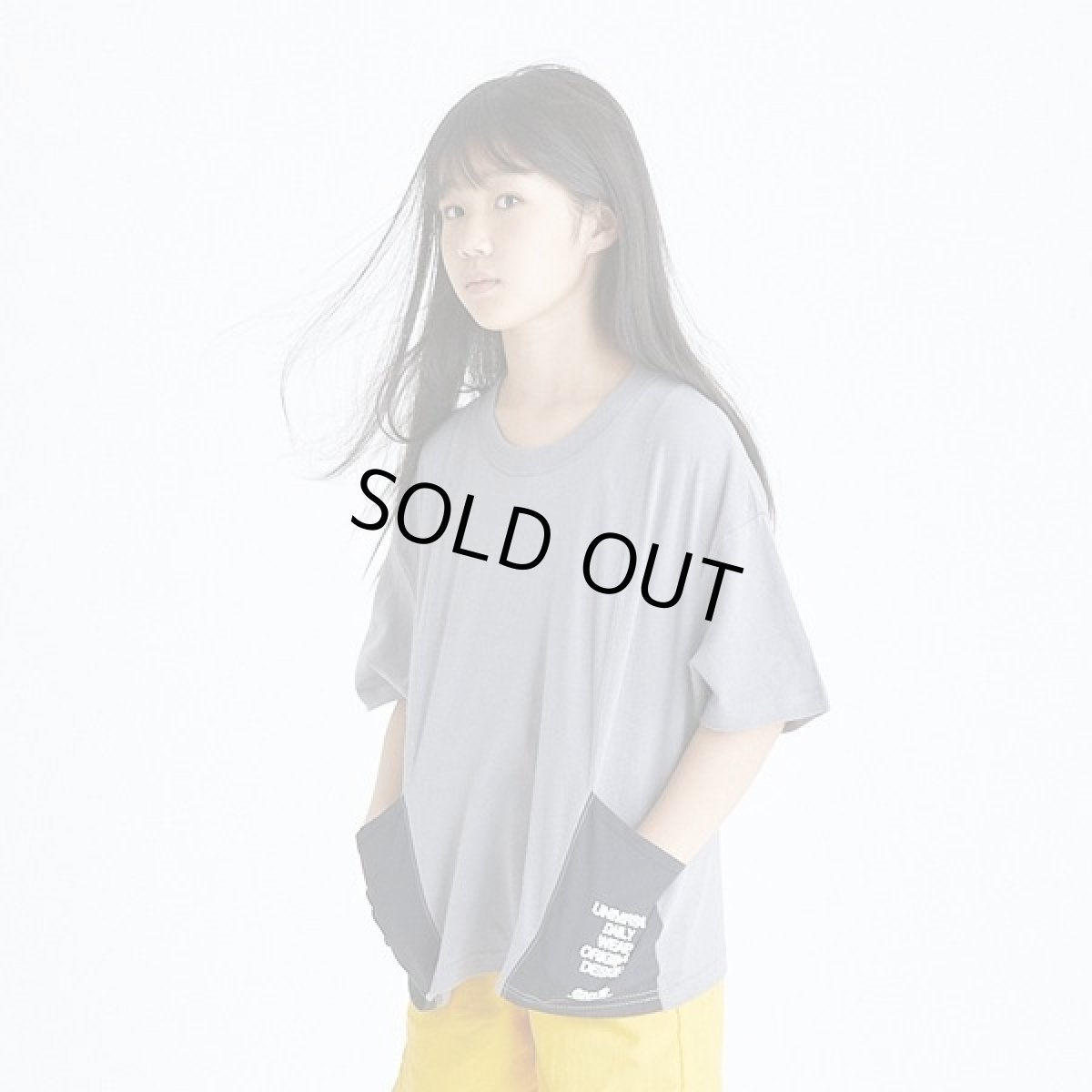 画像1: GENERATOR(ジェネレーター) ポケット切り替え Tシャツ【CG/チャコールグレー】【110-160cm】 (1)