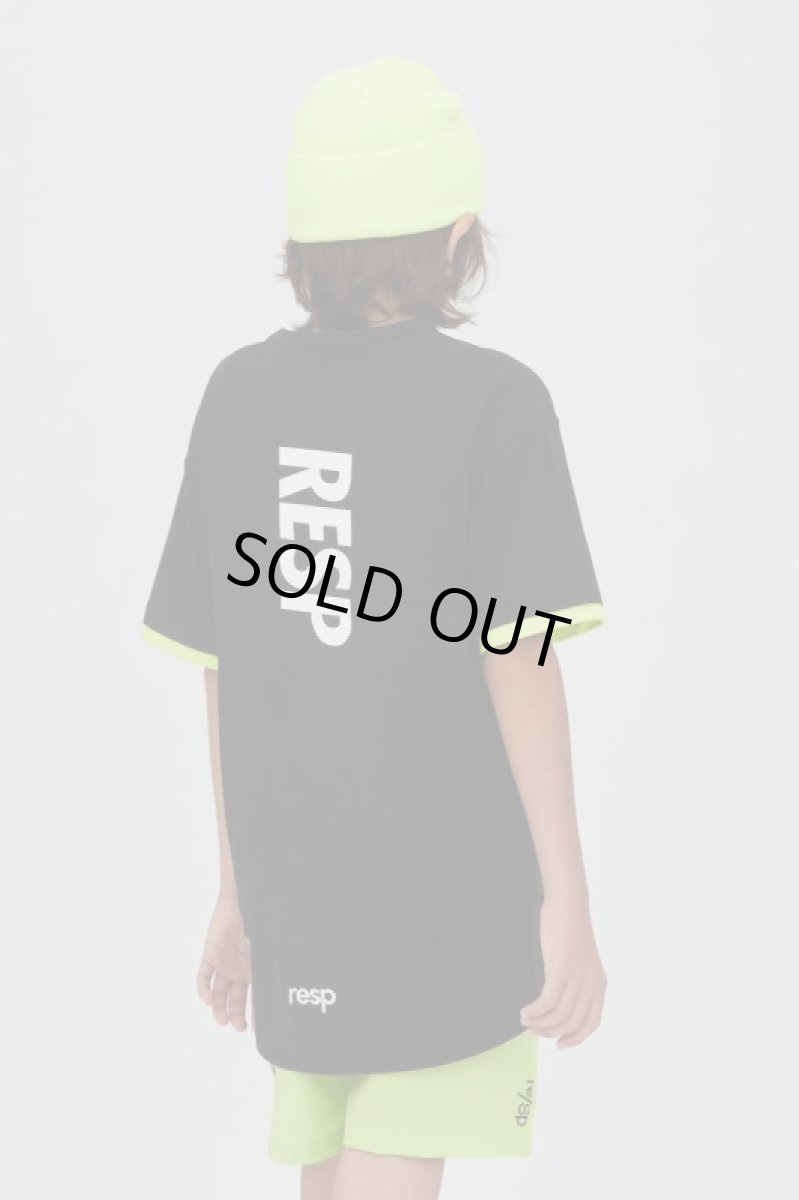 画像3: RE/SP(アールイーエスピー) レイヤーTEE【BLACK】【130-160cm】 (3)