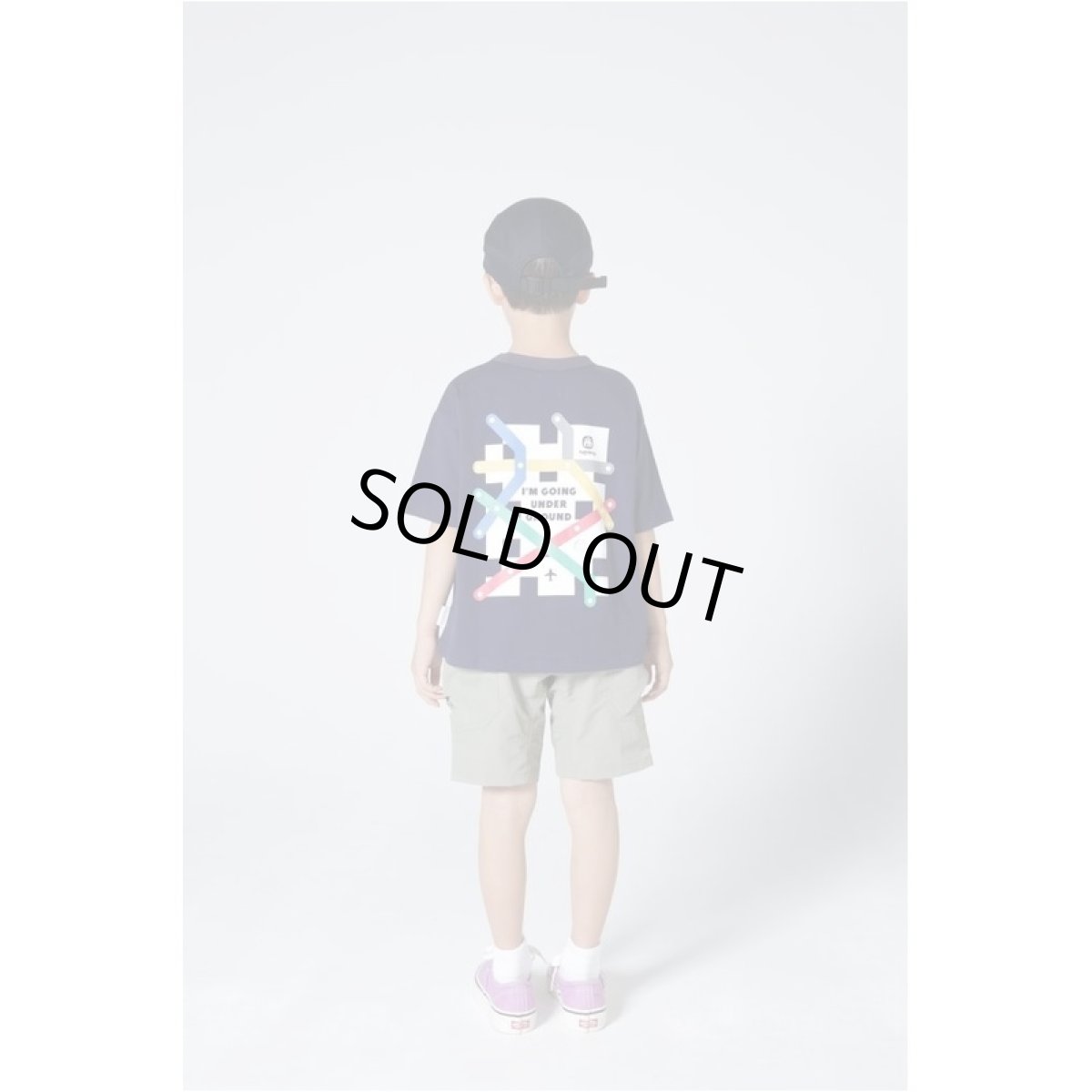 画像4: HIGHKING(ハイキング) underground s/sleeve【navy】【100-120cm 】 (4)