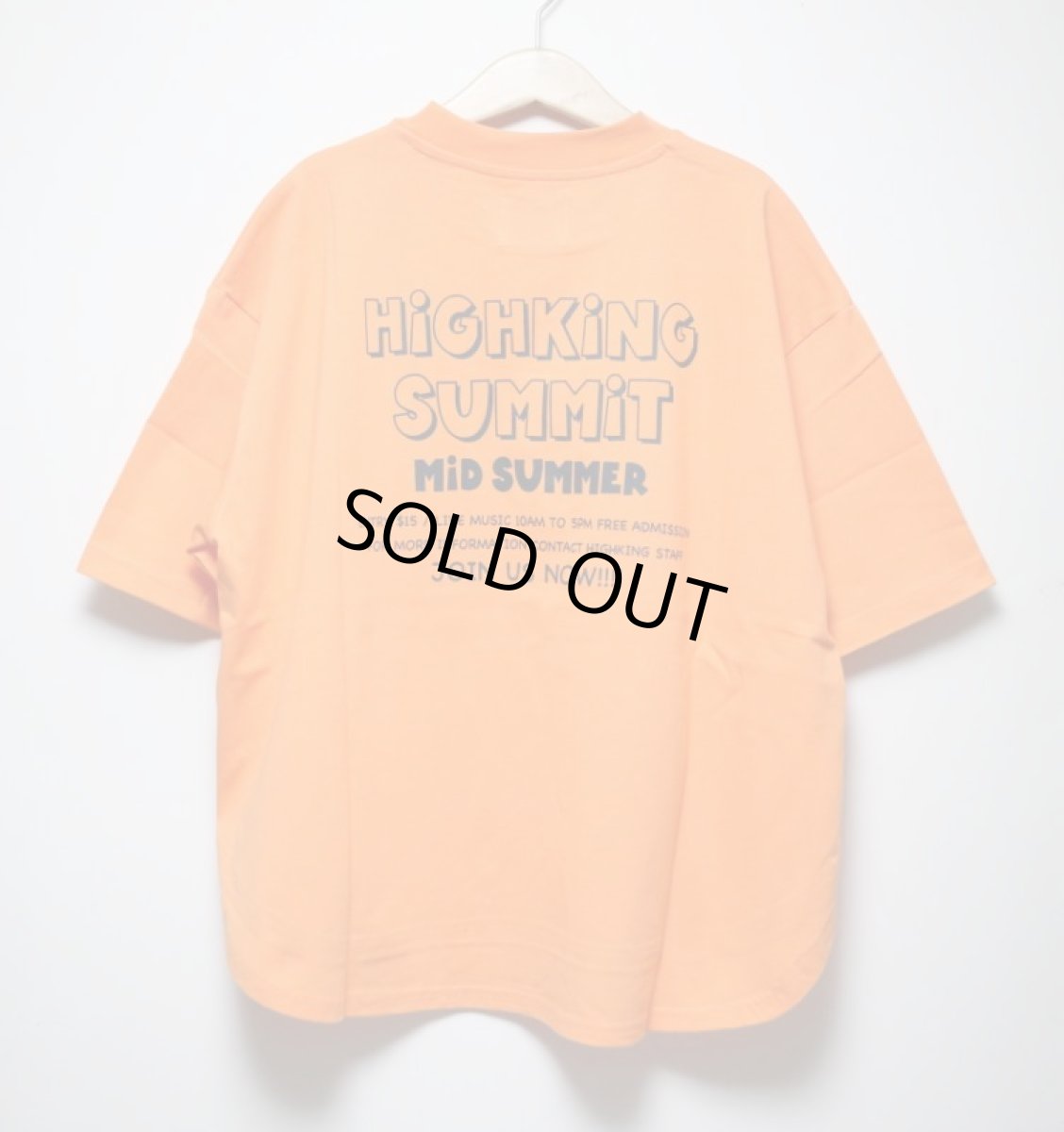 画像8: HIGHKING(ハイキング) summit short sleeve【orange】【100-120cm 】 (8)