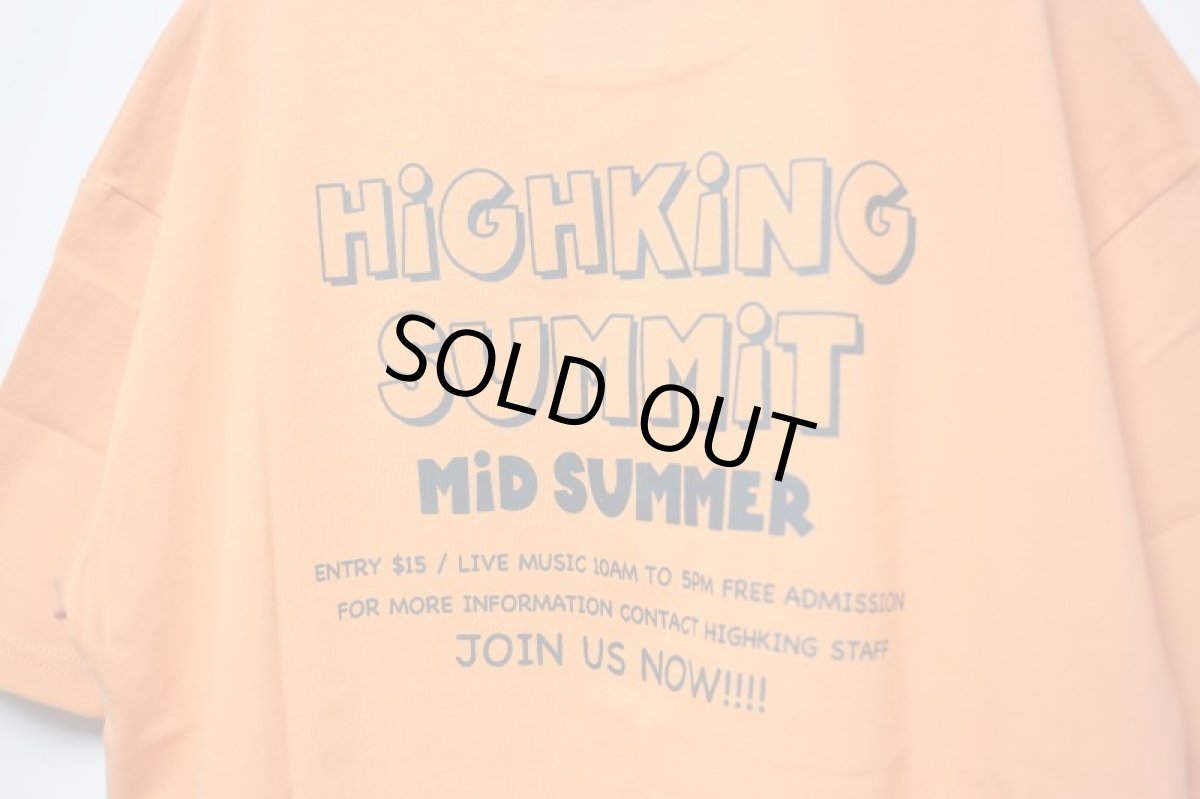 画像9: HIGHKING(ハイキング) summit short sleeve【orange】【100-120cm 】 (9)
