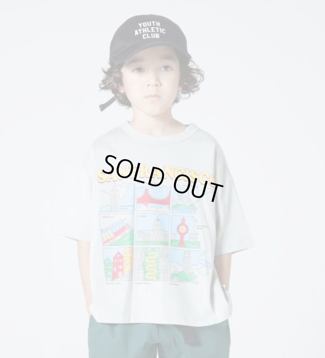 画像1: SALE30%OFF HIGHKING(ハイキング) sfc short sleeve【green】【130-160cm 】 (1)