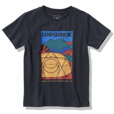 画像1: ノースフェイス キッズ Tシャツ THE NORTH FACE ショートスリーブグラフィックティー S/S Graphic Tee 【UN/アーバンネイビー】 【100 110 120 130 140 150】子供服