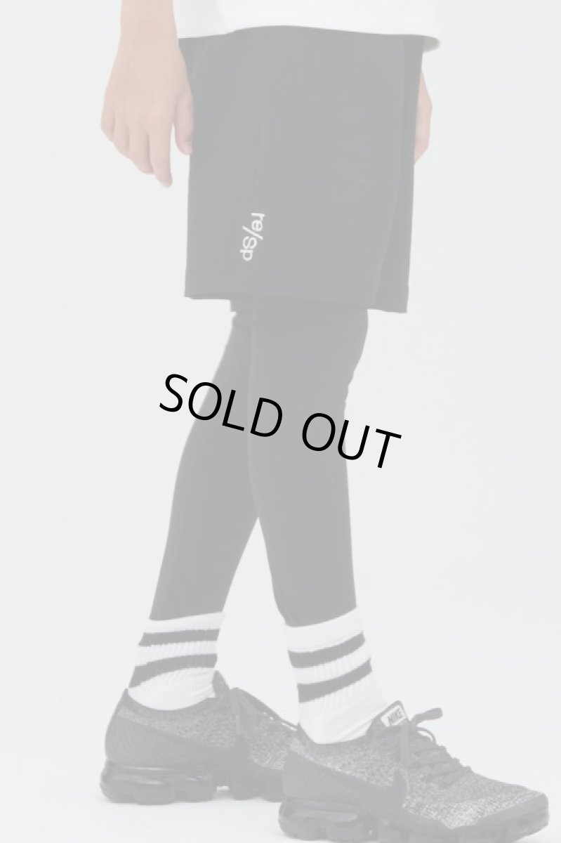 画像2: アールイーエスピー キッズ 子供服 RE/SP クライムショーツ 【BLACK】【130 140 150 160】 (2)