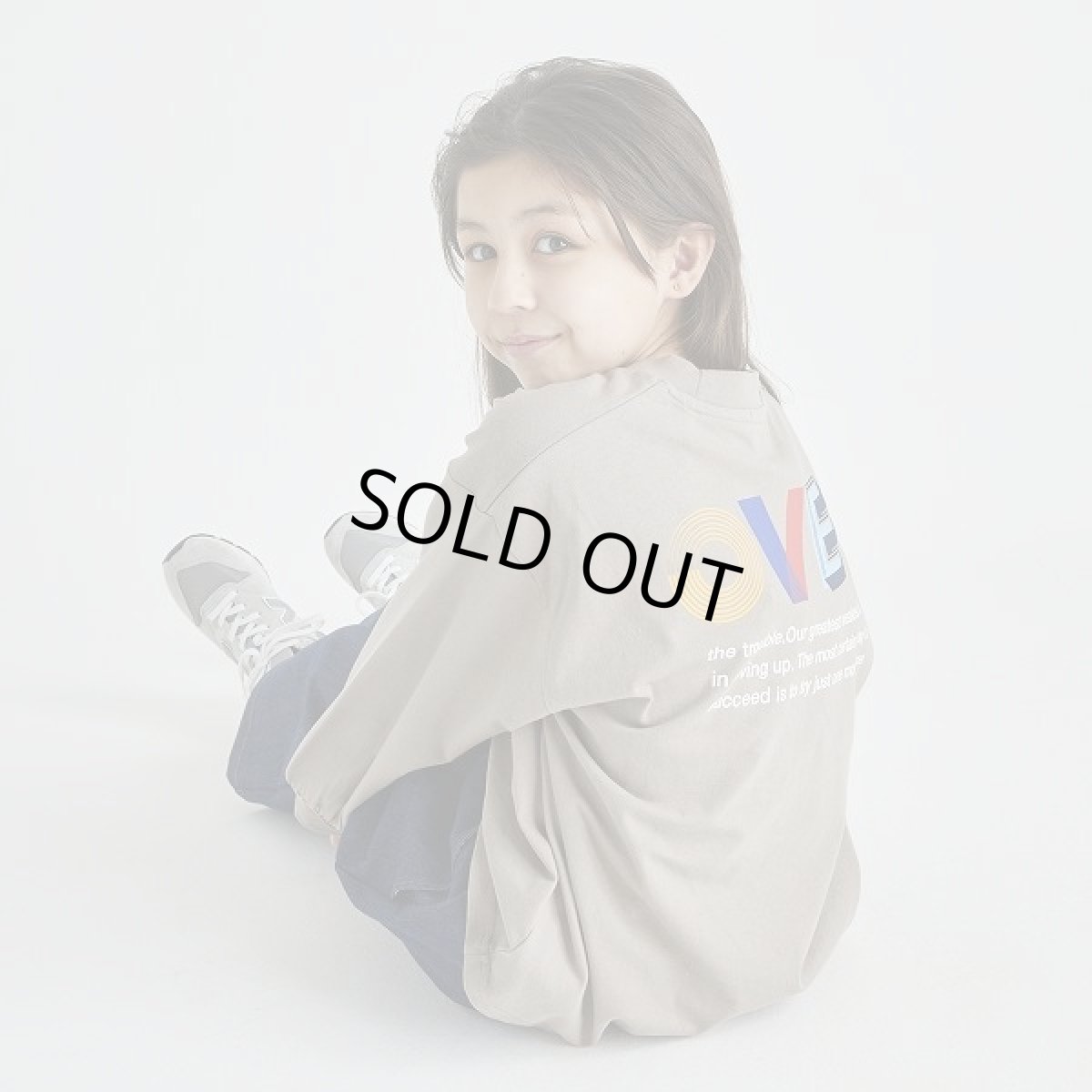 画像2: GENERATOR(ジェネレーター) OVER L/S Tシャツ【AG/アッシュグレー】【110-160cm】 (2)