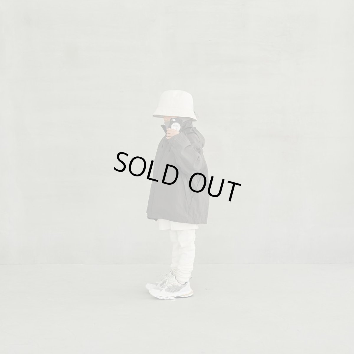 画像3: MOUNTEN. マウンテン 子供服 recycle nylon rip blouson 【charcoal】【110-140cm】 (3)