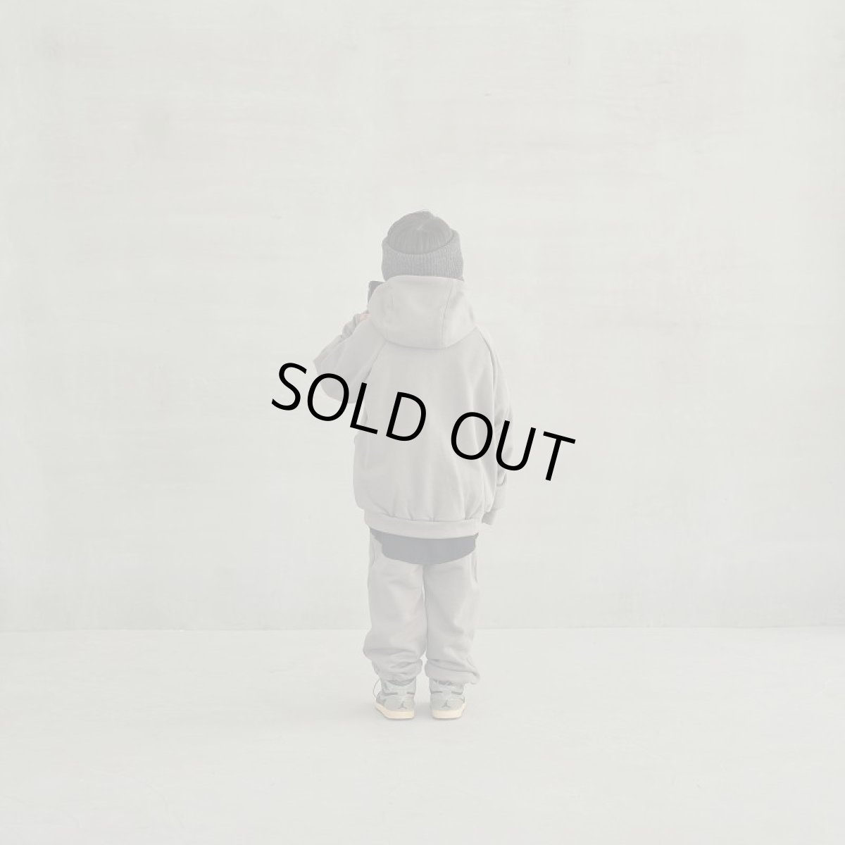 画像5: MOUNTEN. マウンテン 子供服 sweat zip hoodie 【greige】【145-155cm】 (5)