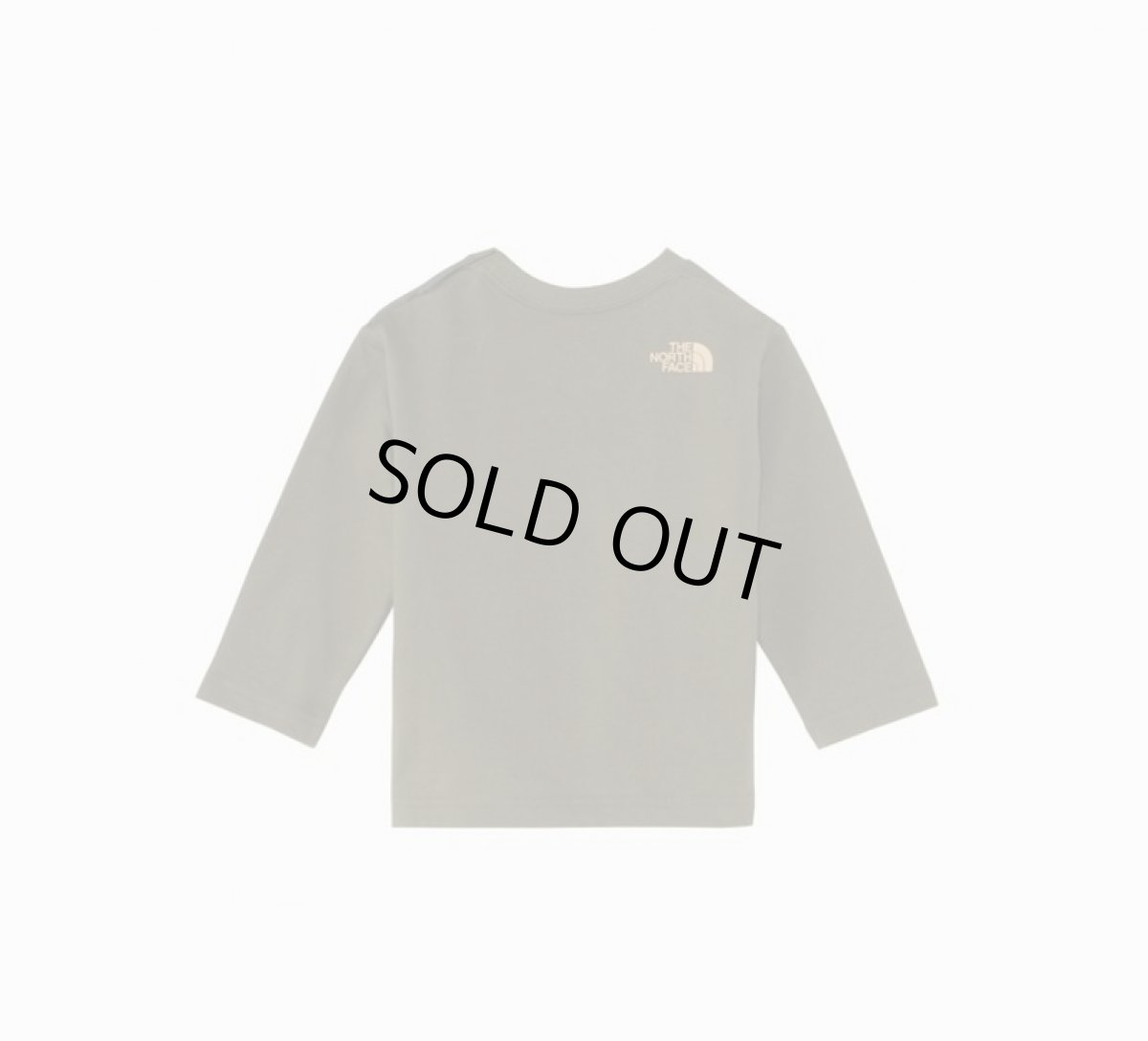 画像2:  ノースフェイス ベビー tシャツ THE NORTH FACE ロングスリーブシレトコトコティー B L/S Shiretoko Toko Tee 【NT/ニュートープ】 【80 90】 (2)