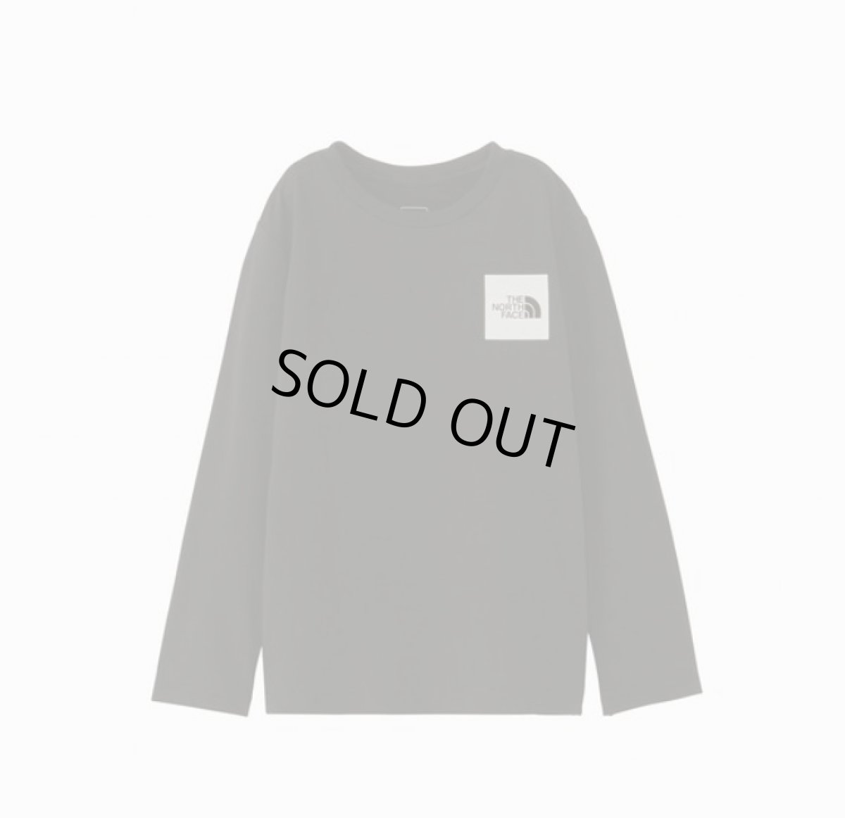 画像1: THE NORTH FACE ロングスリーブスモールスクエアロゴティー キッズ 100cm-150cm (1)