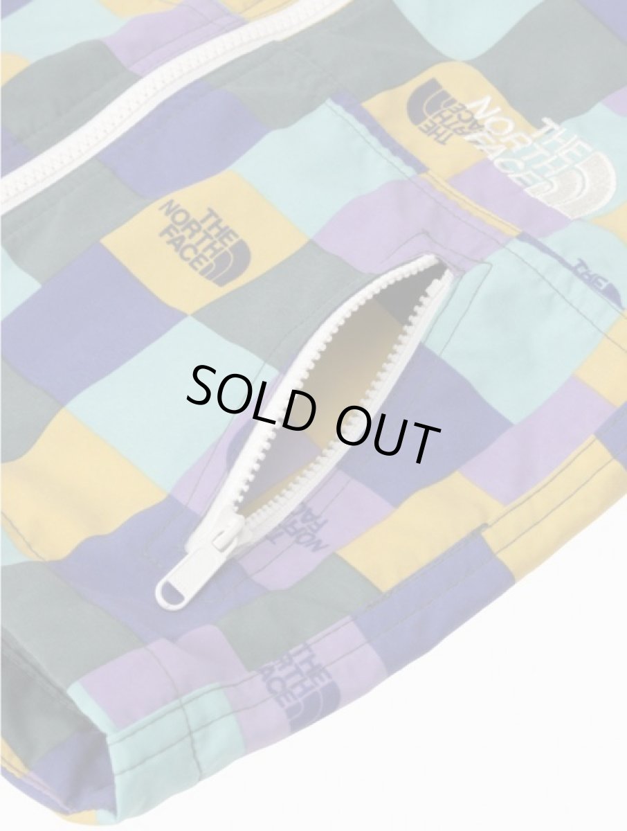 画像5: ノースフェイス ベビー アウター THE NORTH FACE ノベルティコンパクトジャケット B Novelty Compact Jacket【TG/TNFブロックグリーン】 【80 90】 (5)