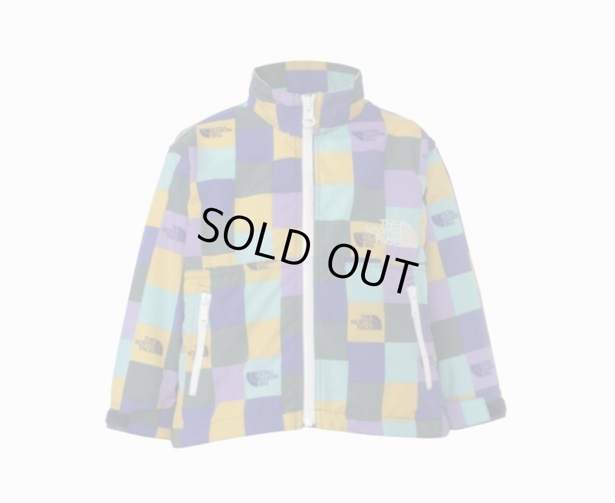 画像3: ノースフェイス ベビー アウター THE NORTH FACE ノベルティコンパクトジャケット B Novelty Compact Jacket【TG/TNFブロックグリーン】 【80 90】 (3)