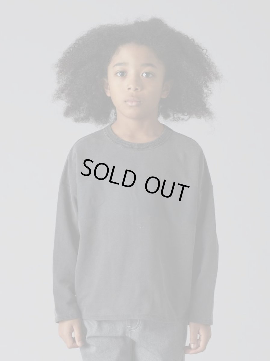 画像1: SMOOTHY(スムージー) ピグメントラインロンTee【BLACK】【90-160cm】 (1)