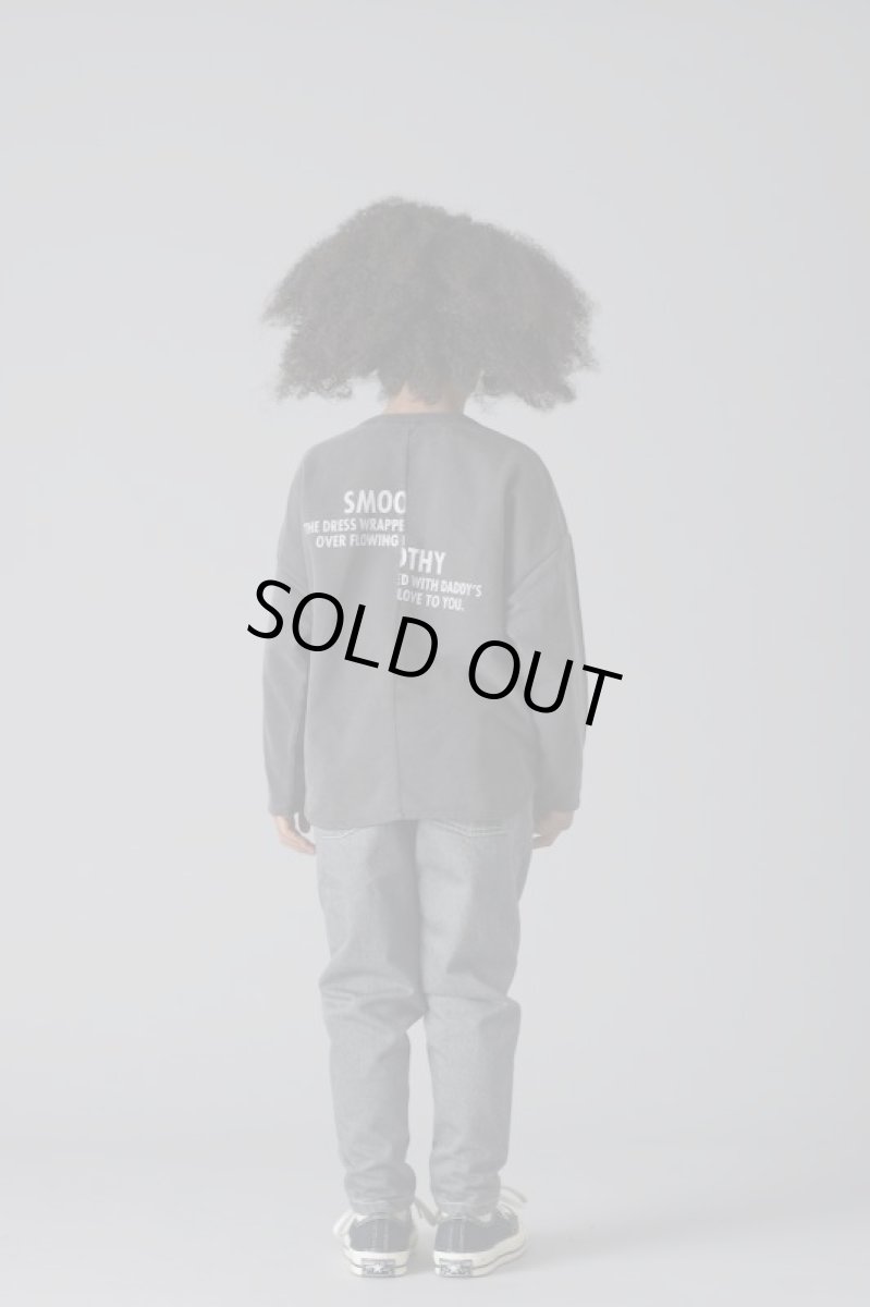 画像4: SMOOTHY(スムージー) ピグメントラインロンTee【BLACK】【90-160cm】 (4)