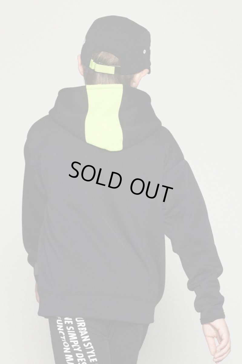 画像3: 【SALE30%OFF】RESP アールイーエスピー RE/SP フーデッドジップパーカー 【BLACK】【130 140 150 160】 (3)