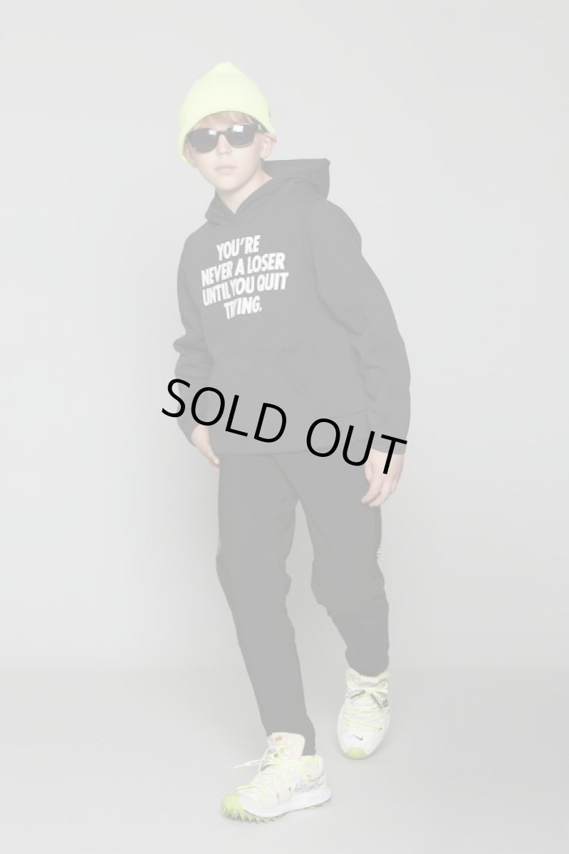 画像3: RESP アールイーエスピー RE/SP フーデッドパーカー 【BLACK】【130 140 150 160】 (3)