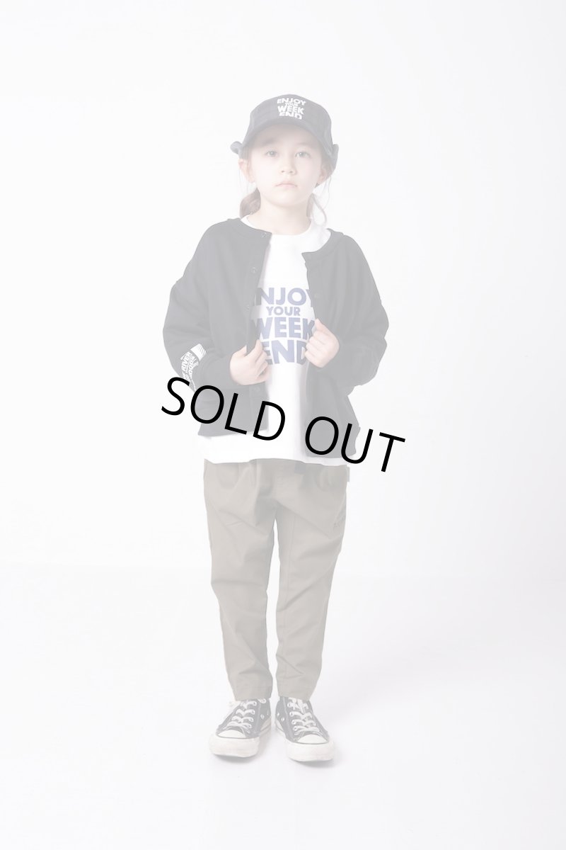 画像2: ハイキング キッズ スウエット HIGHKING 2face sweat 【black】【100 110 120】 (2)