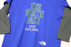 画像3: ノースフェイス キッズ tシャツ THE NORTH FACE LTSピカティー LTS Pika Tee【TB/TNFブルー】 【100 110 120 130 140 150】 (3)