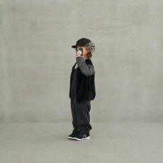 画像3: MOUNTEN. マウンテン 子供服 quilt x boa blouson【black】【110-140cm】 (3)
