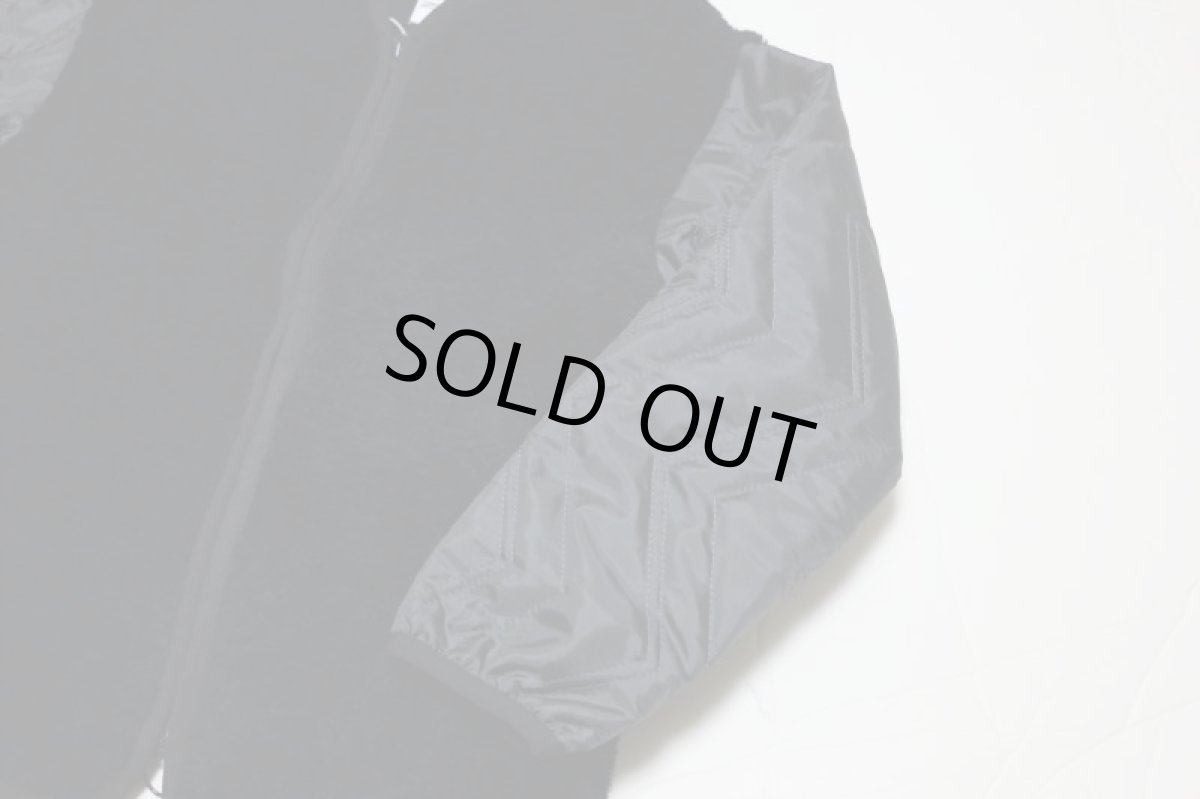 画像9: MOUNTEN. マウンテン 子供服 quilt x boa blouson【black】【145-155cm】 (9)