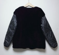 画像7: MOUNTEN. マウンテン 子供服 quilt x boa blouson【black】【110-140cm】 (7)