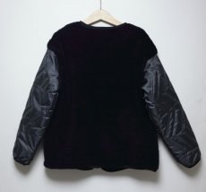 画像7: MOUNTEN. マウンテン 子供服 quilt x boa blouson【black】【145-155cm】 (7)