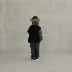 画像5: MOUNTEN. マウンテン 子供服 quilt x boa blouson【black】【110-140cm】 (5)