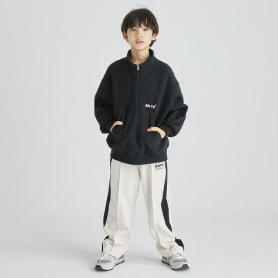 画像1: 【SALE20%OFF】GENERATOR ジェネレーター MILIS フリースアノラック【BK/ブラック】【110-160cm】