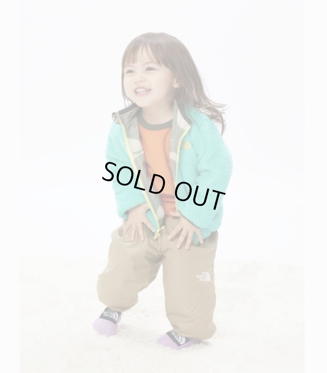 画像3: ノースフェイス ベビー アウター THE NORTH FACE ノベルティリバーシブルコージージャケット B Novelty Reversible Cozy Jacket【SY/スノーイエティ】 【80 90】 (3)