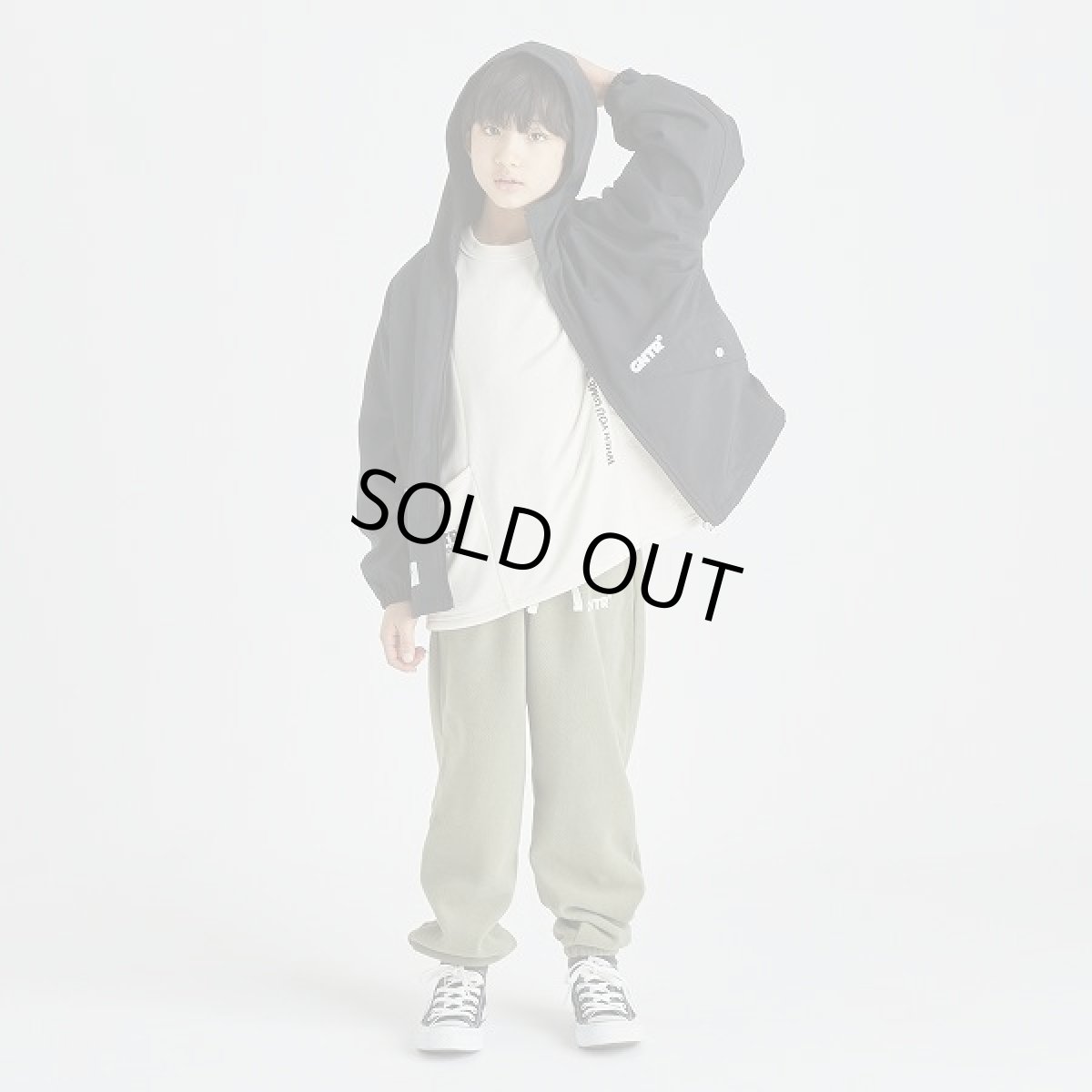 画像2: 【SALE30%OFF】GENERATOR ジェネレーター マウンテンパーカー【BK/ブラック】【110-160cm】 (2)