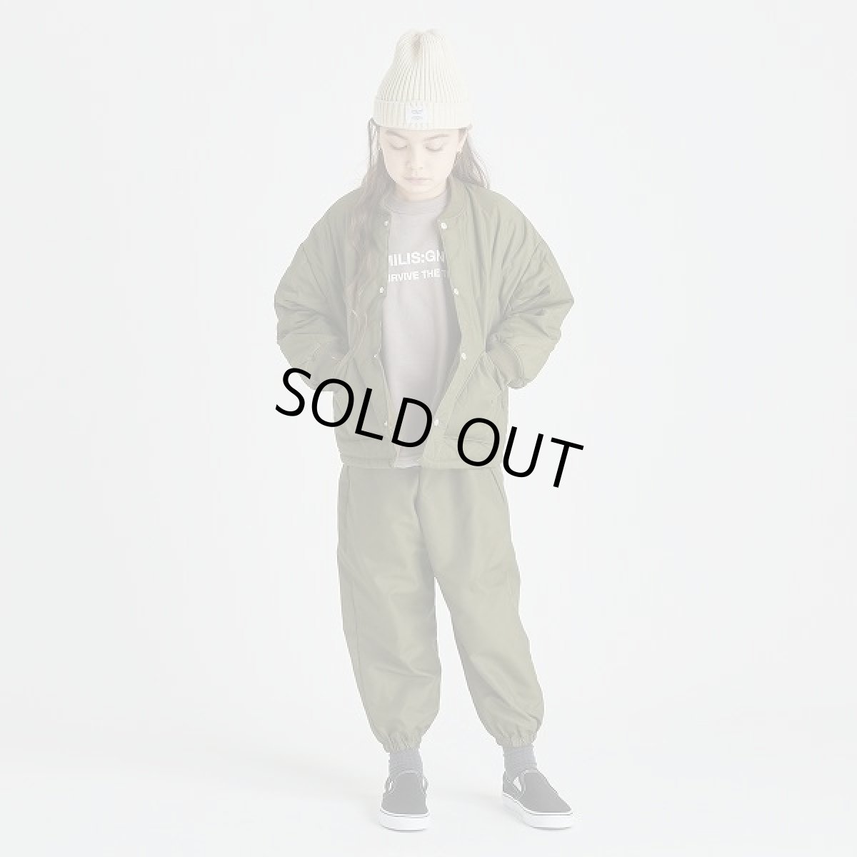 画像2: 【SALE20%OFF】GENERATOR ジェネレーター MILIS キルティングJK【KH/カーキ】【110-160cm】 (2)