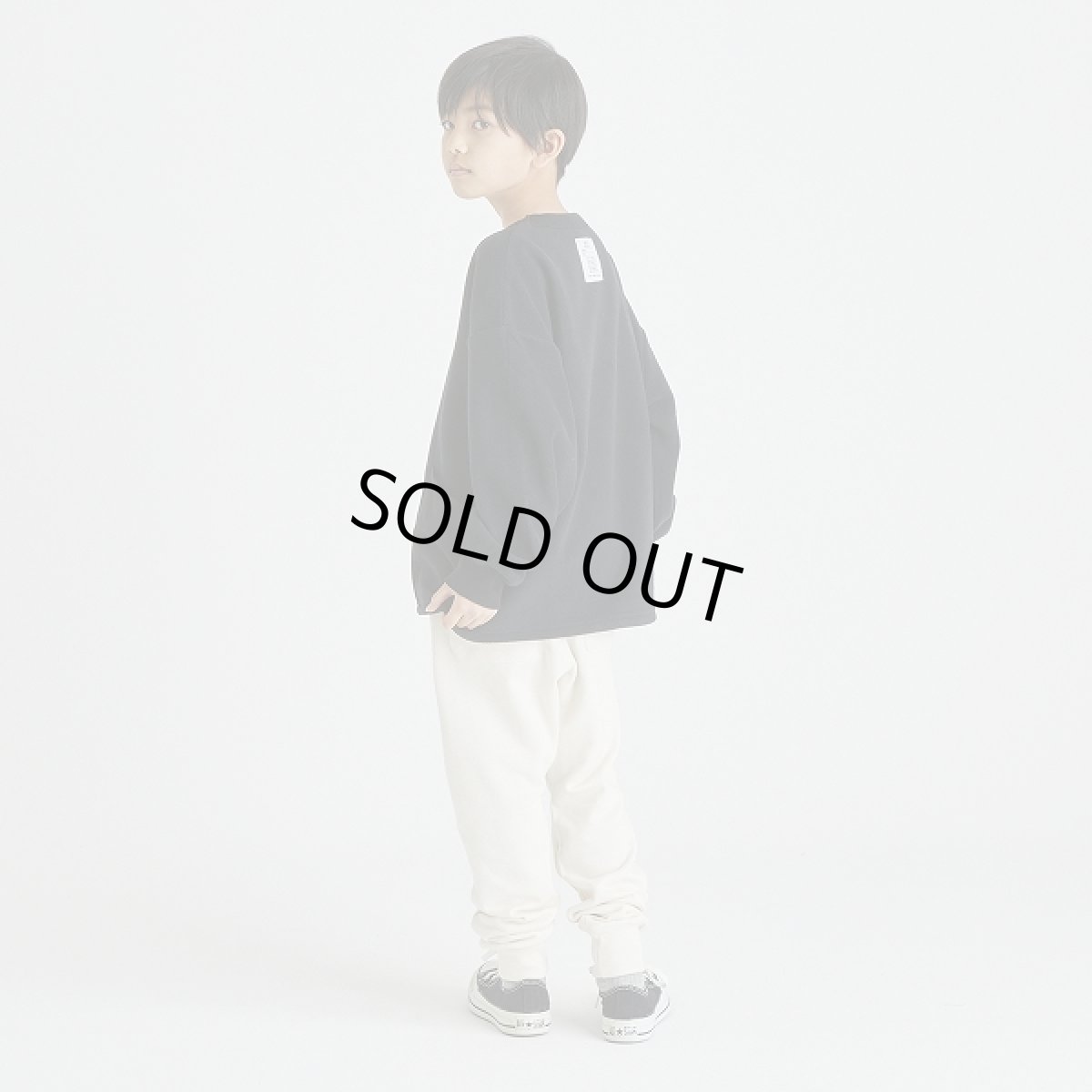 画像3: 【SALE30%OFF】GENERATOR ジェネレーター MILIS フリースポケットプルオーバー【BK/ブラック】【110-160cm】 (3)