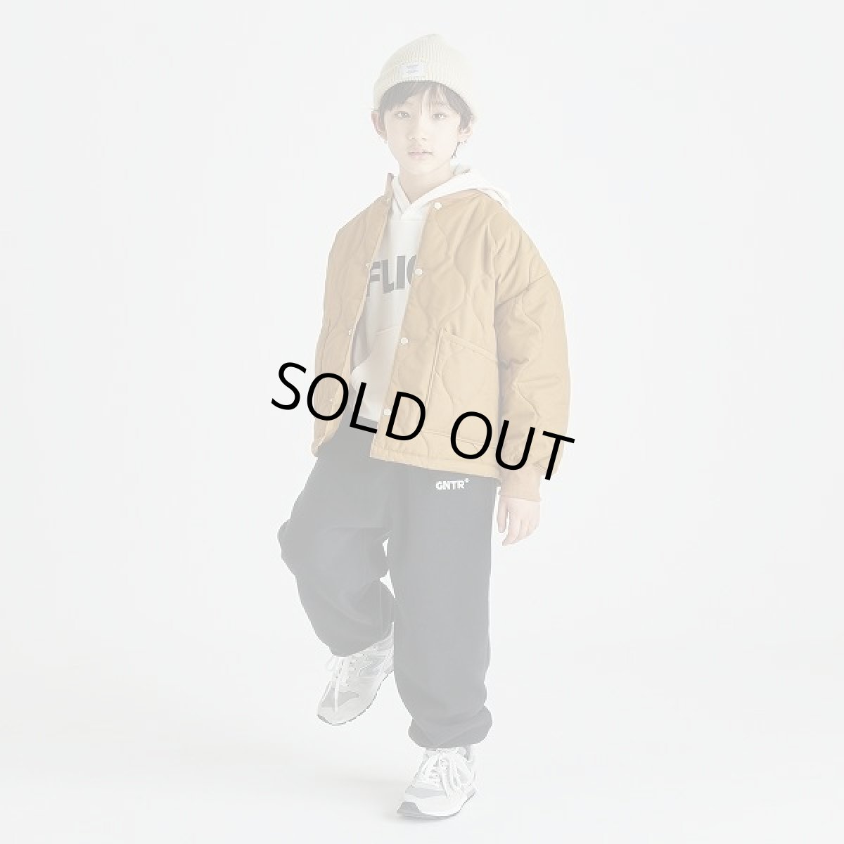 画像2: 【SALE30%OFF】GENERATOR ジェネレーター MILIS キルティングJK【CA/キャメル】【110-160cm】 (2)