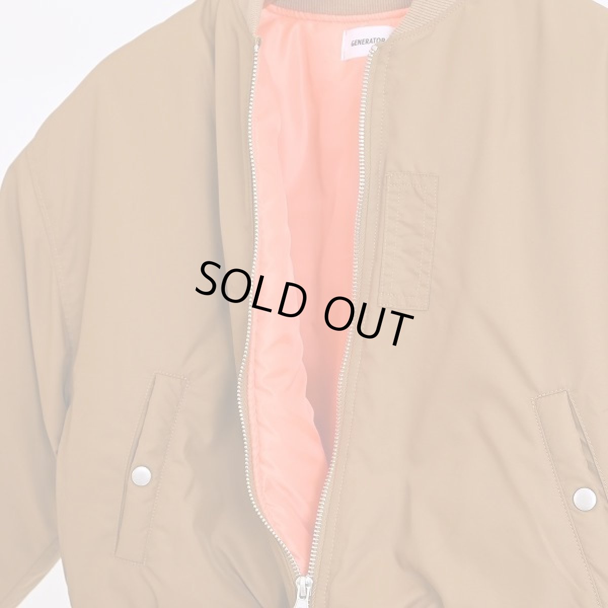 画像4: 【SALE35%OFF】GENERATOR ジェネレーター MILIS MA-1【CA/キャメル】【110-160cm】 (4)