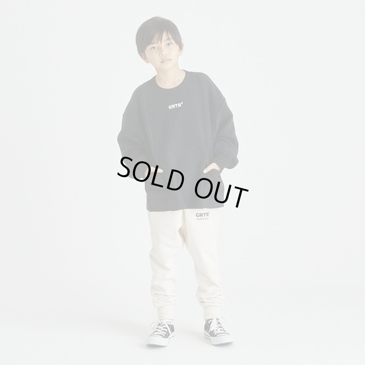 画像2: 【SALE30%OFF】GENERATOR ジェネレーター MILIS フリースポケットプルオーバー【BK/ブラック】【110-160cm】 (2)