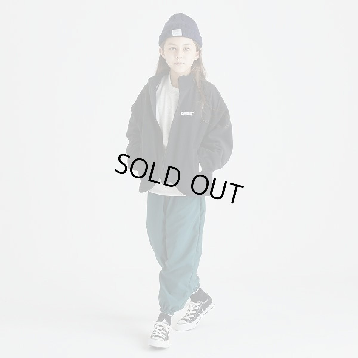 画像2: 【SALE30%OFF】GENERATOR ジェネレーター MILIS フリースJK【BK/ブラック】【110-160cm】 (2)