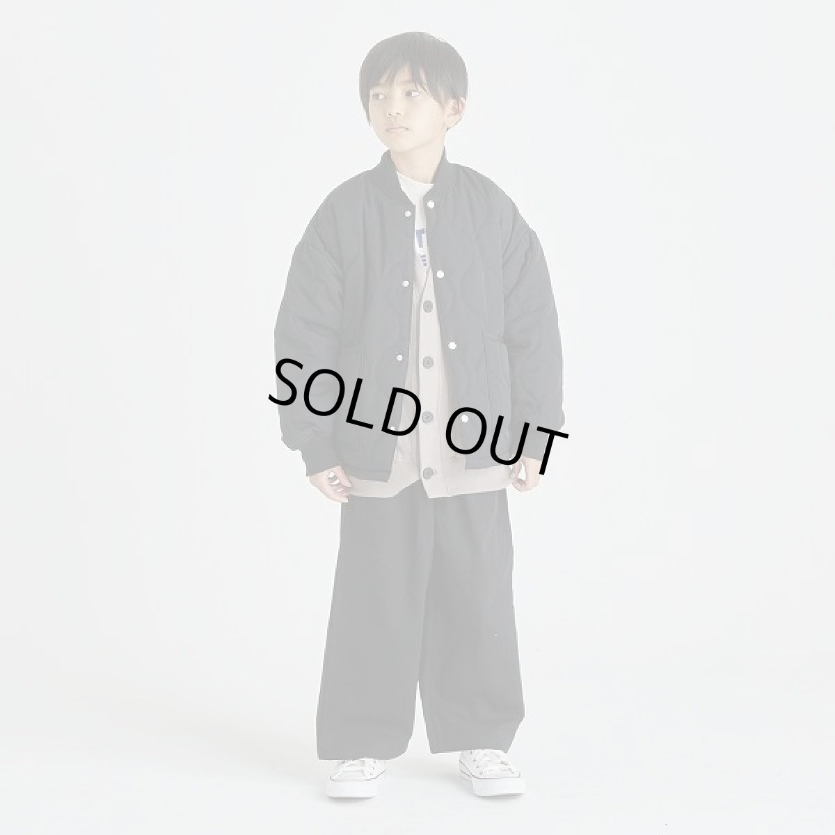 画像2: GENERATOR ジェネレーター MILIS キルティングJK【BK/ブラック】【110-160cm】 (2)