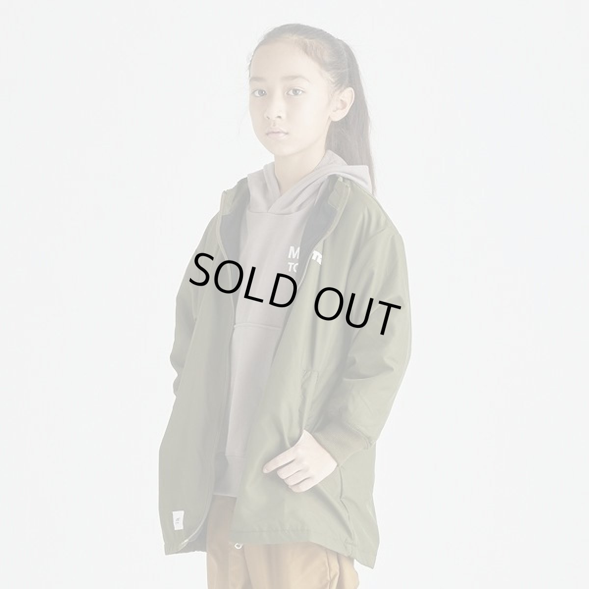 画像1: 【SALE40%OFF】GENERATOR ジェネレーター スタンドカラーコート【KH/カーキ】【110-160cm】 (1)