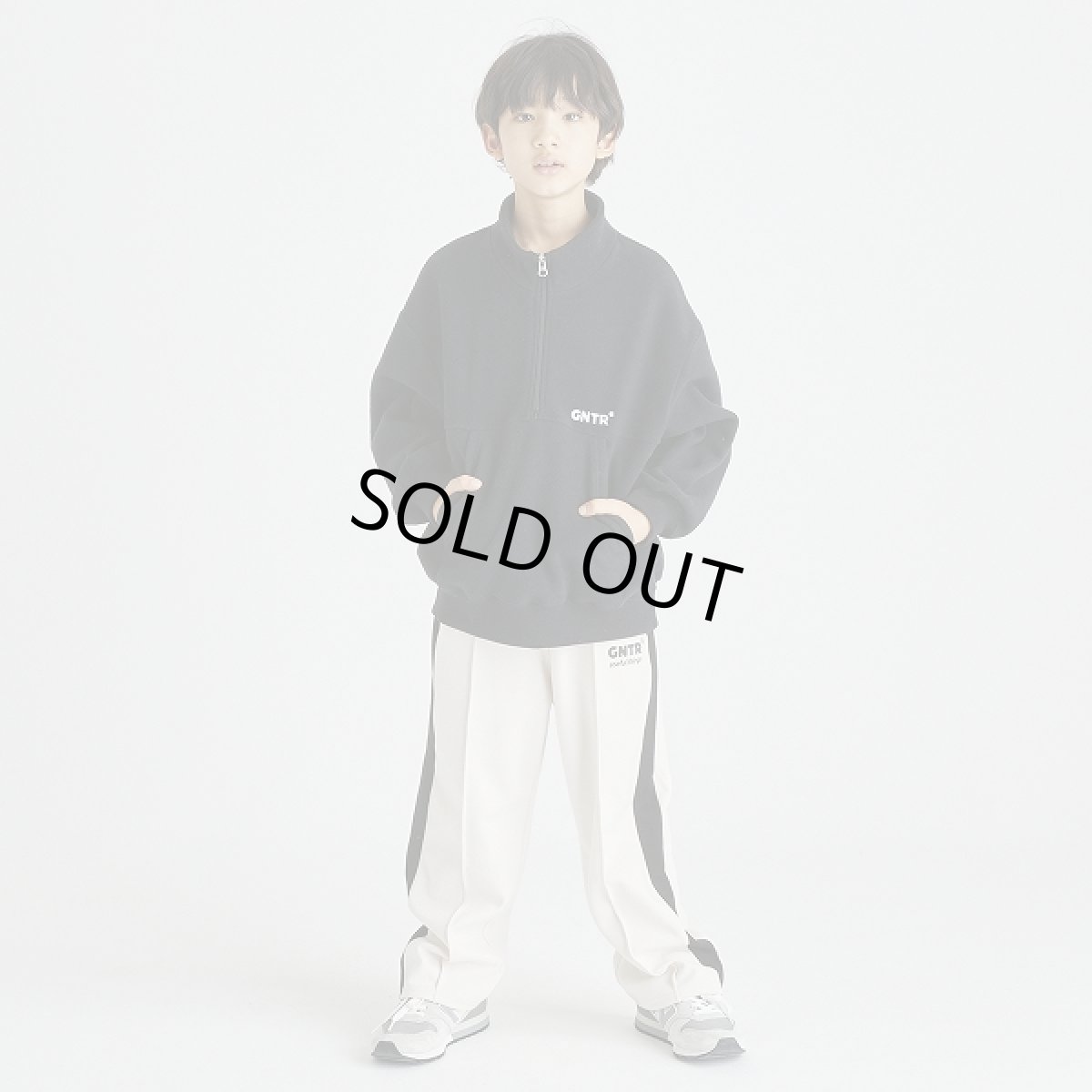 画像2: 【SALE20%OFF】GENERATOR ジェネレーター MILIS フリースアノラック【BK/ブラック】【110-160cm】 (2)