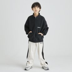 画像2: 【SALE20%OFF】GENERATOR ジェネレーター MILIS フリースアノラック【BK/ブラック】【110-160cm】 (2)