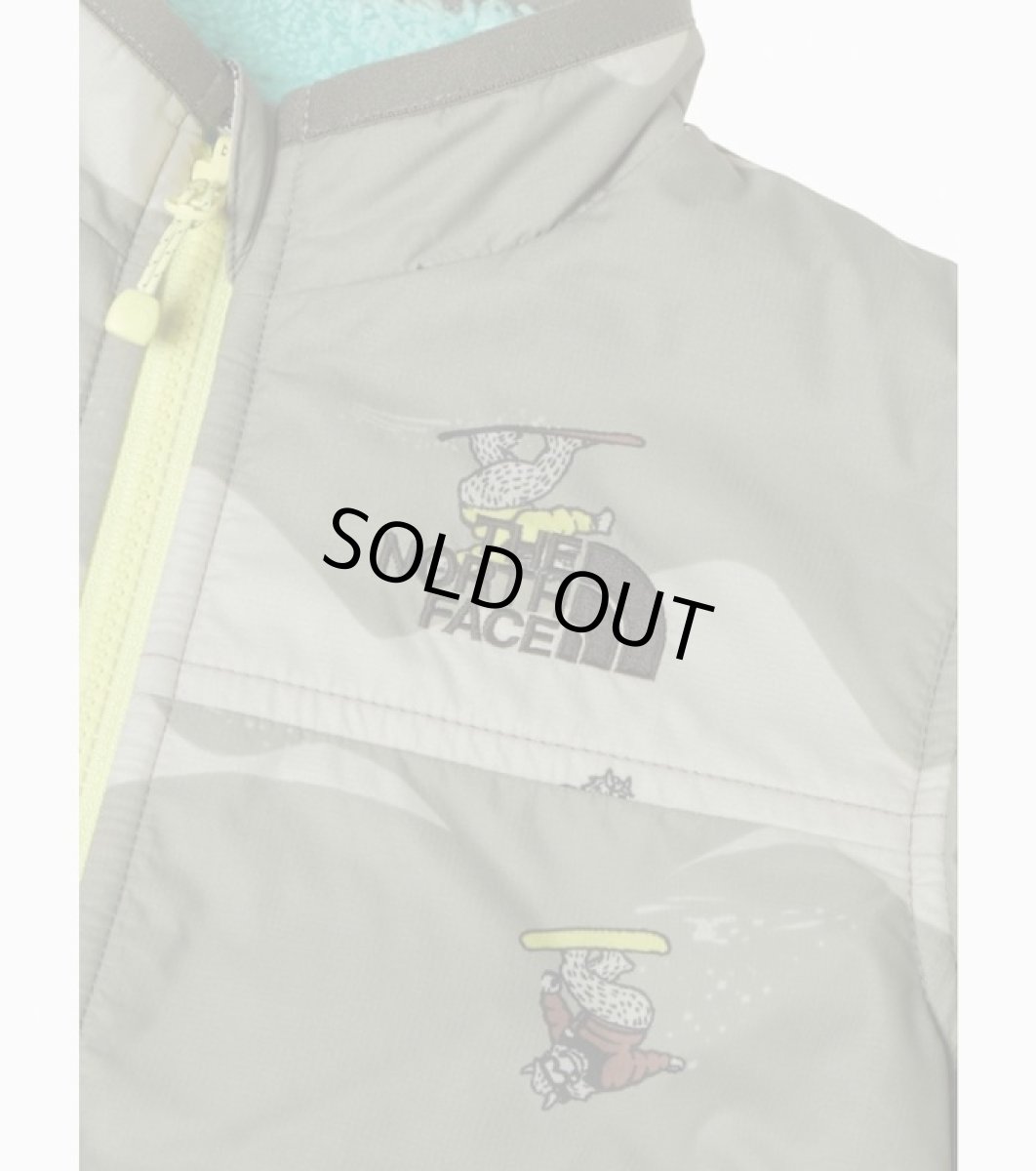 画像7: ノースフェイス ベビー アウター THE NORTH FACE ノベルティリバーシブルコージージャケット B Novelty Reversible Cozy Jacket【SY/スノーイエティ】 【80 90】 (7)