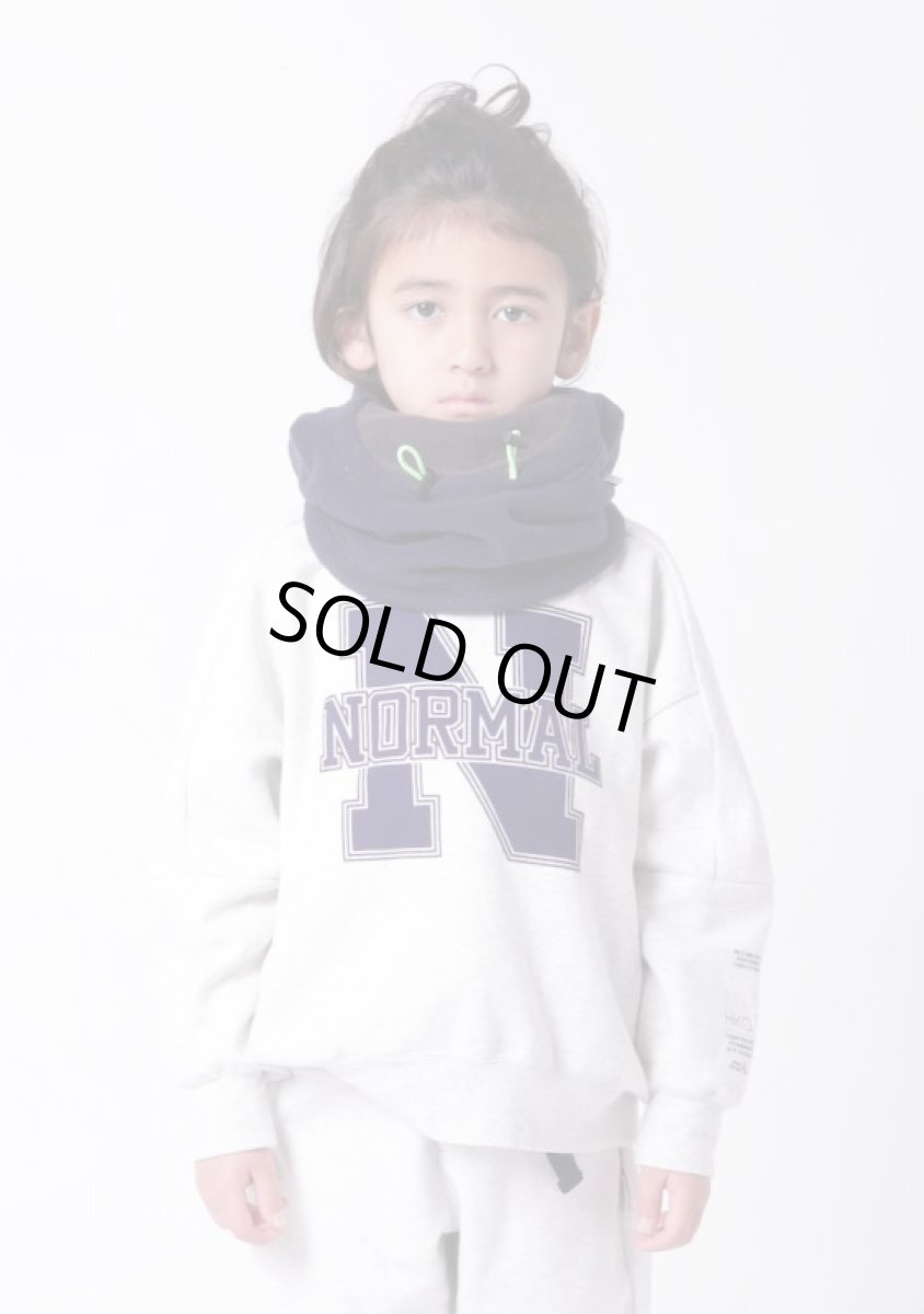 画像3: ハイキング キッズ フードウォーマー HIGHKING weather hood warmer【navy】【free size】子供服 (3)